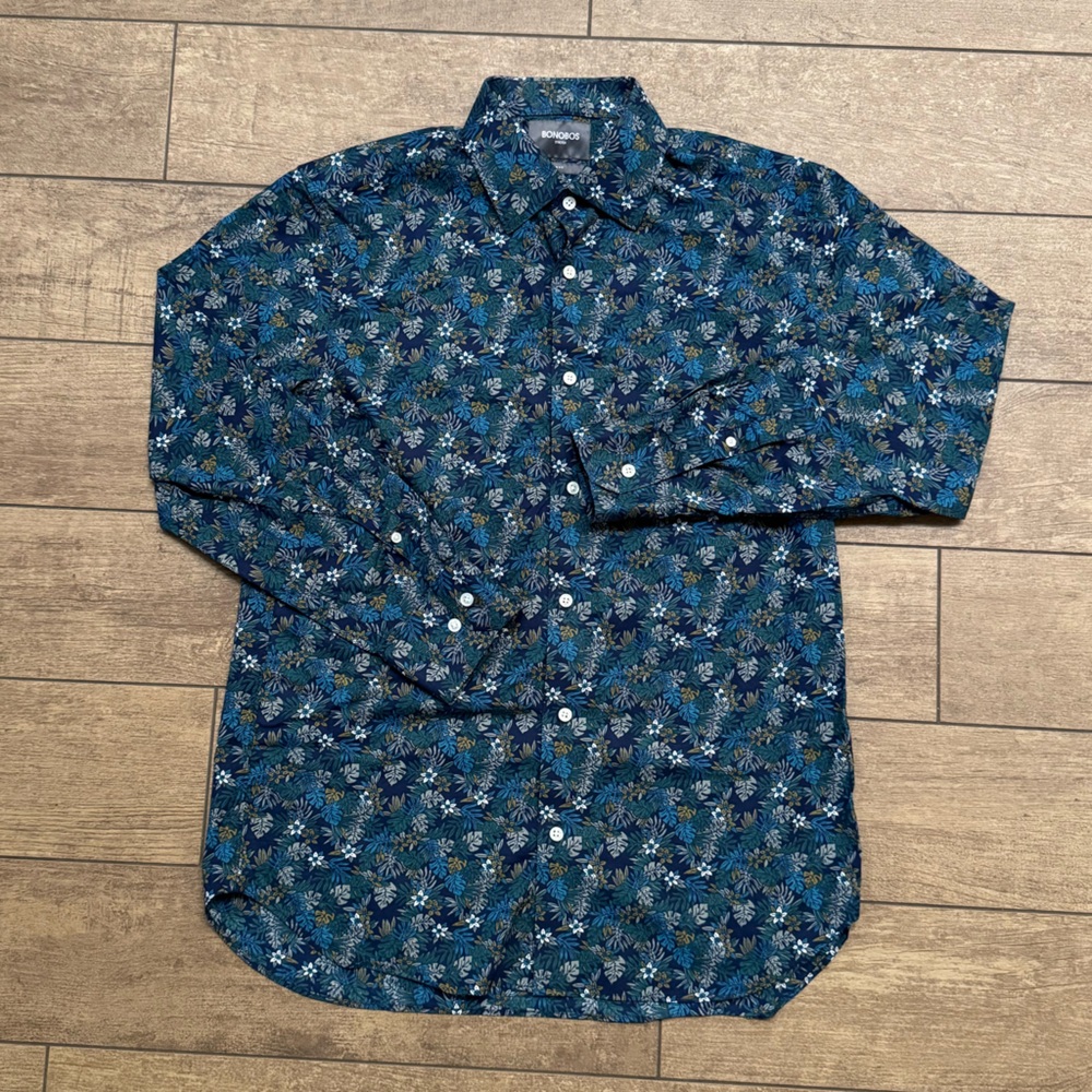 Bonobos Floral/Plant Button-down
